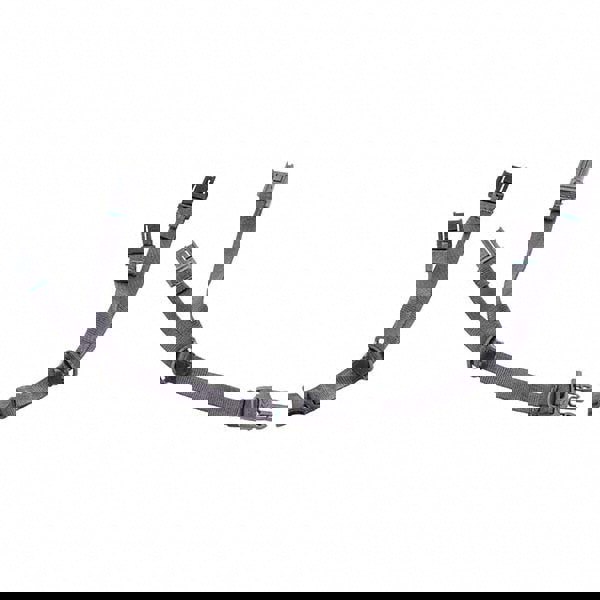 Hard Hat Chin Strap: Polyester, Black, Use with Novent/Bivent